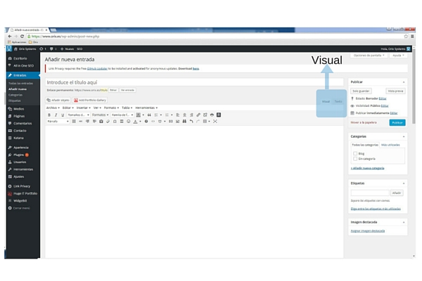 Guía Wordpress paso 3
